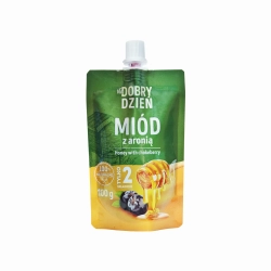 "Na Dobry Dzień" - Miód z Aronią (100g Doypack)