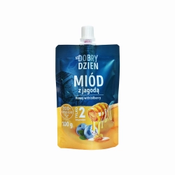 "Na Dobry Dzień" - Miód z Jagodą (100g Doypack)