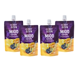 "Na Dobry Dzień" - Miody z Jeżyną (12*100g Doypack)