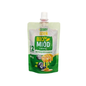"Na Dobry Dzień" - Miód z Aronią BIO (Doypack 90g)